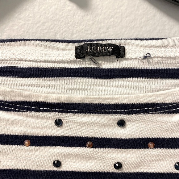 J. Crew Embellished Tee - Picture 3 of 5